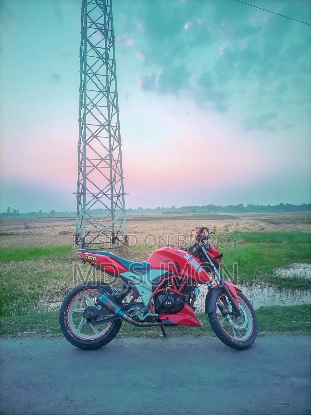 TVS Apache 160 4V 2021 Red
