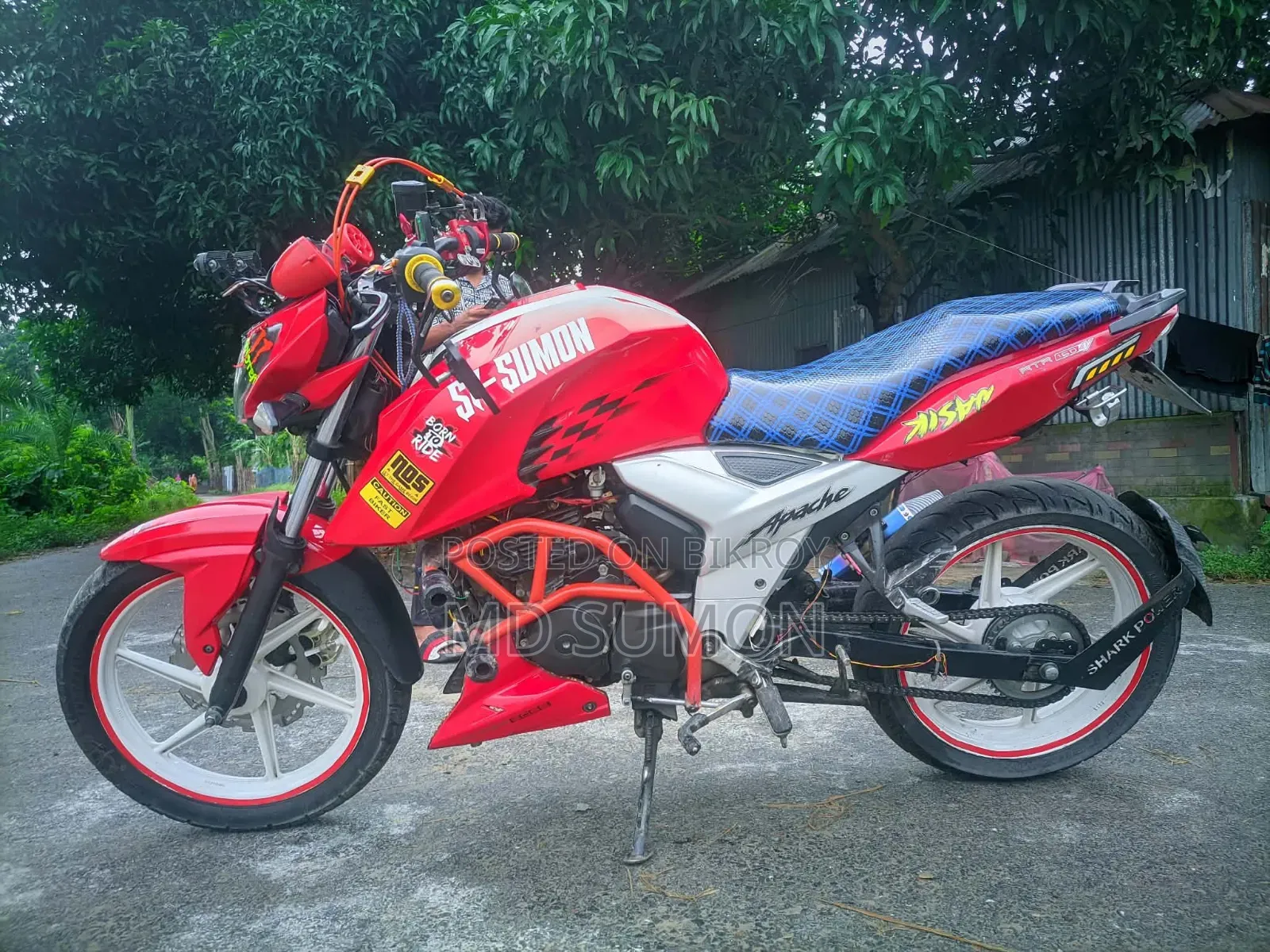 TVS Apache 160 4V 2021 Red