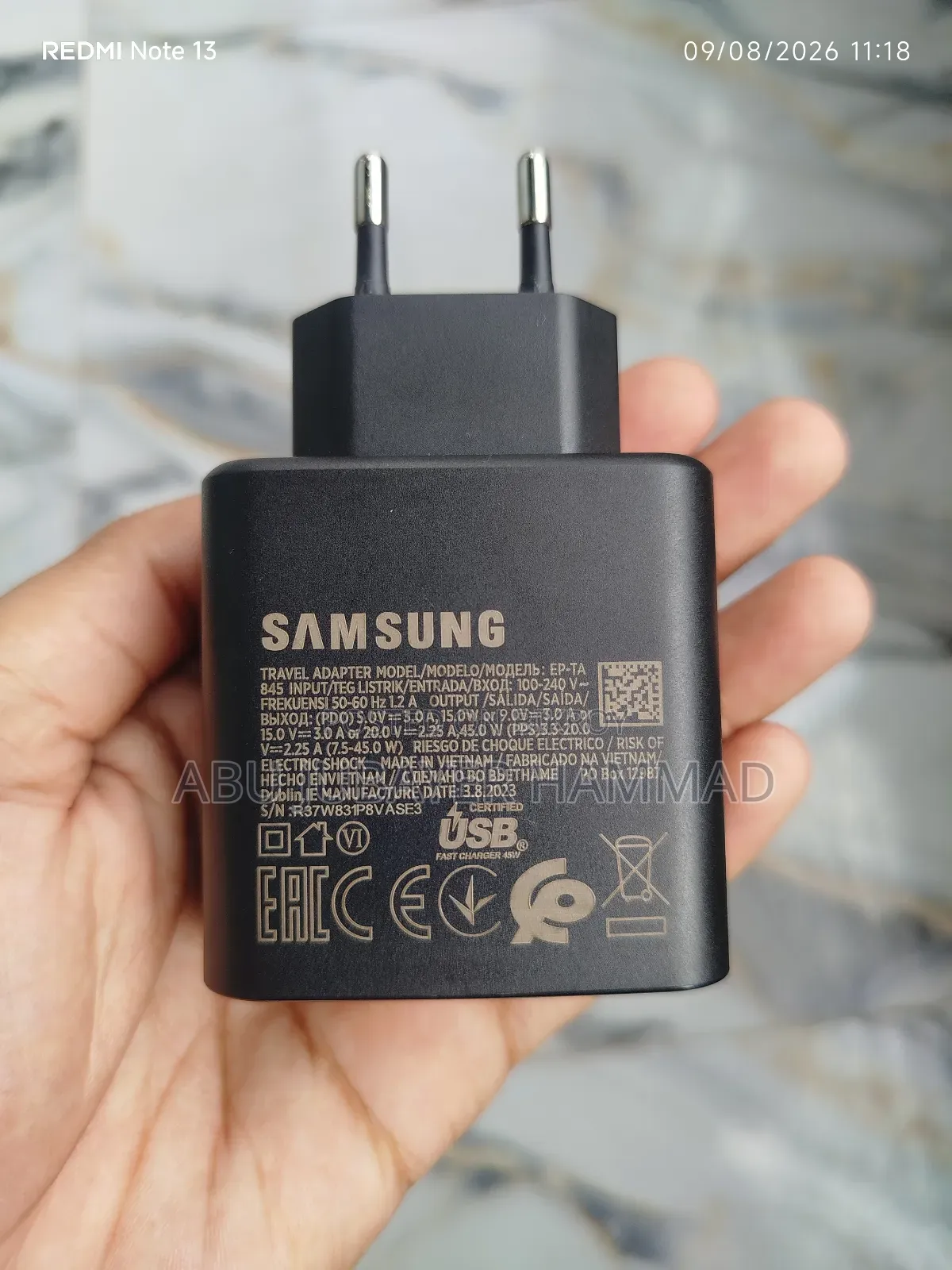 Original 45W Samsung PD Charger