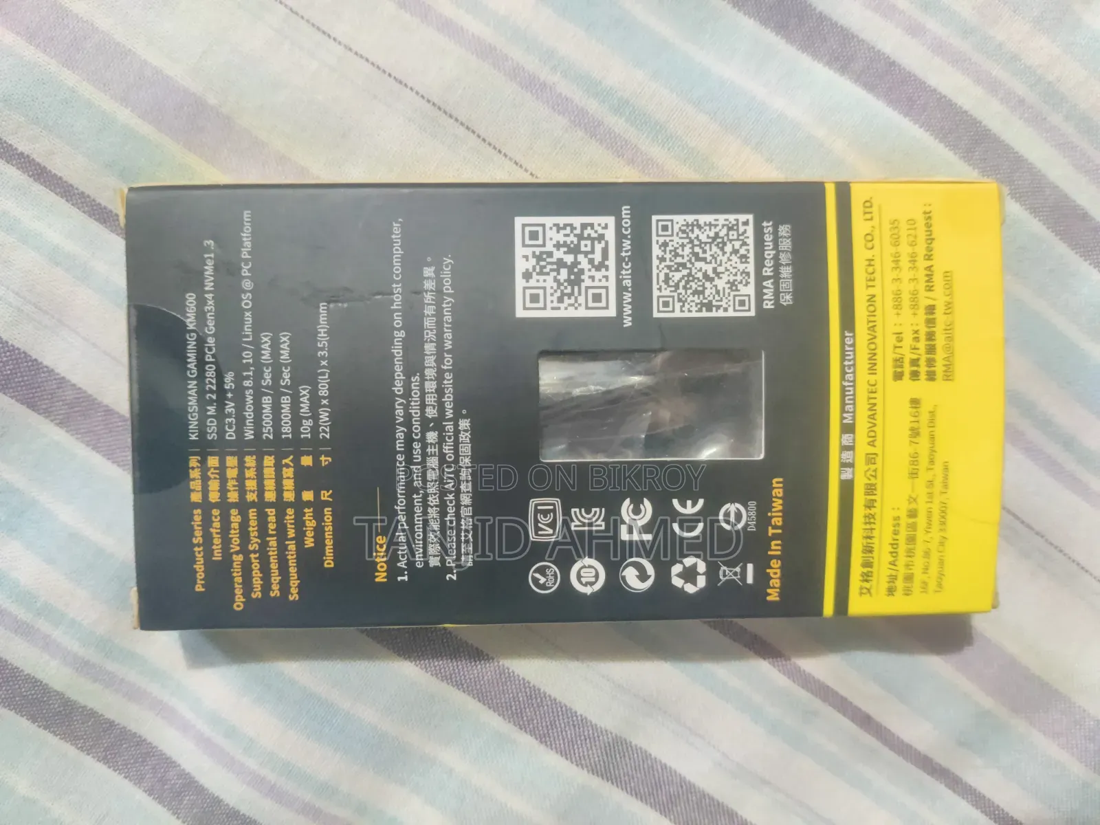 SSD M.2 Pcle Gen3×4