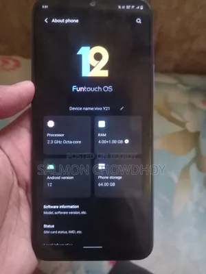 Vivo Y21 64 GB Pink