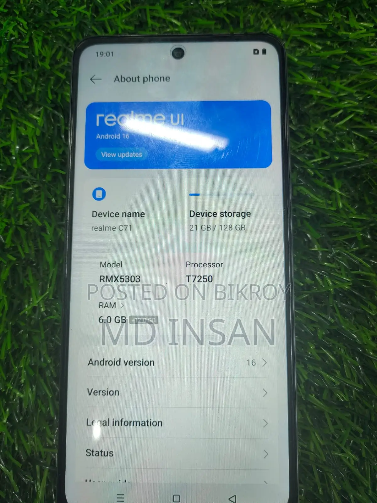 Realme C71 128 GB Silver