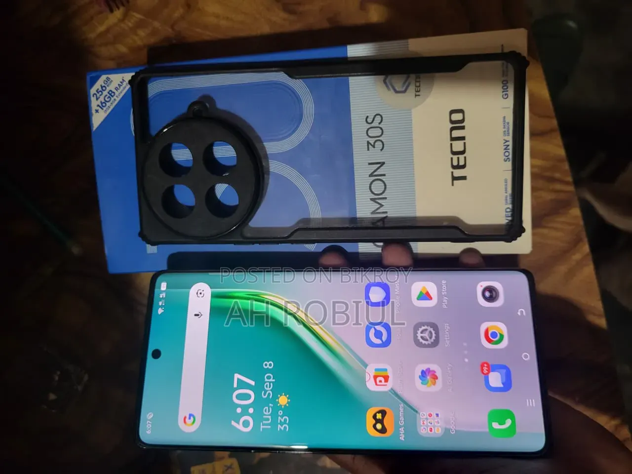 নিউ টেকনো ক্যামন ৩০এস ২৫৬ জিবি ব্ল্যাক