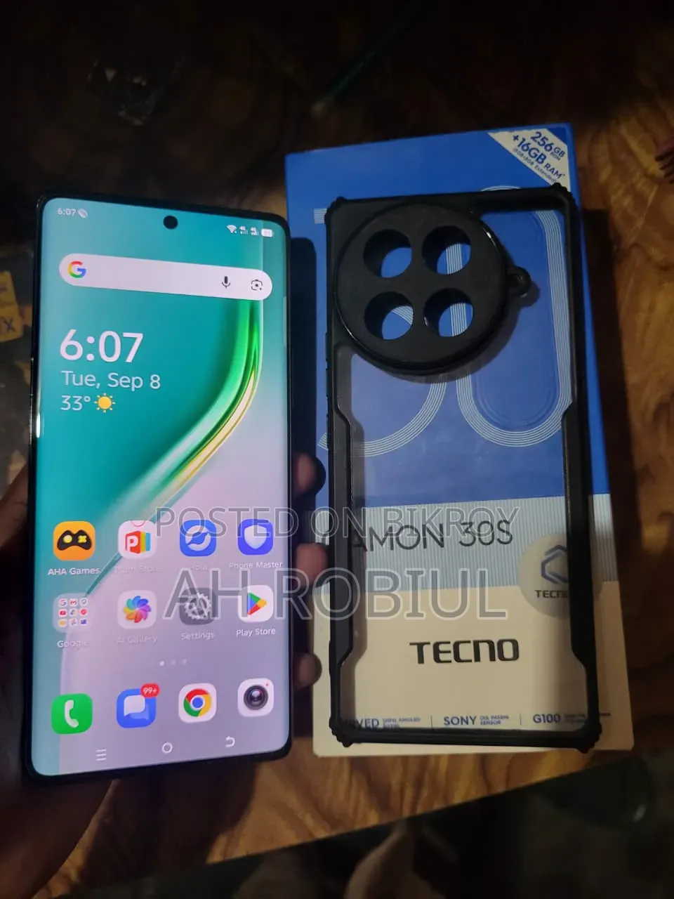 নিউ টেকনো ক্যামন ৩০এস ২৫৬ জিবি ব্ল্যাক