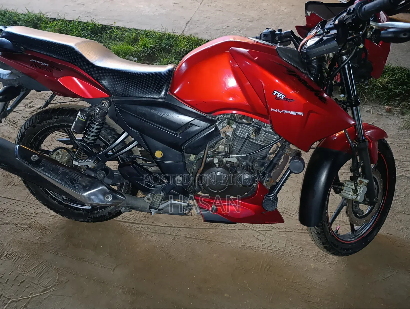 TVS Apache RTR 160 2V 2018 Red