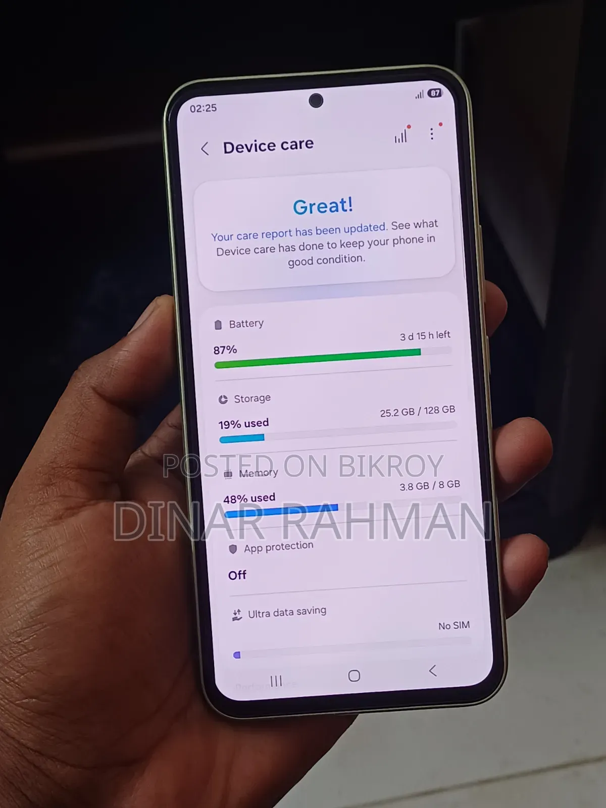 Samsung Galaxy A54 5G 128 GB Green