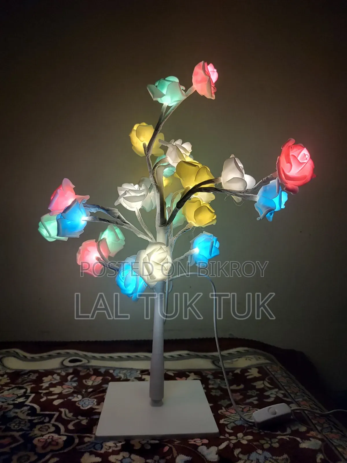 LED Rose Flower Table Lamp