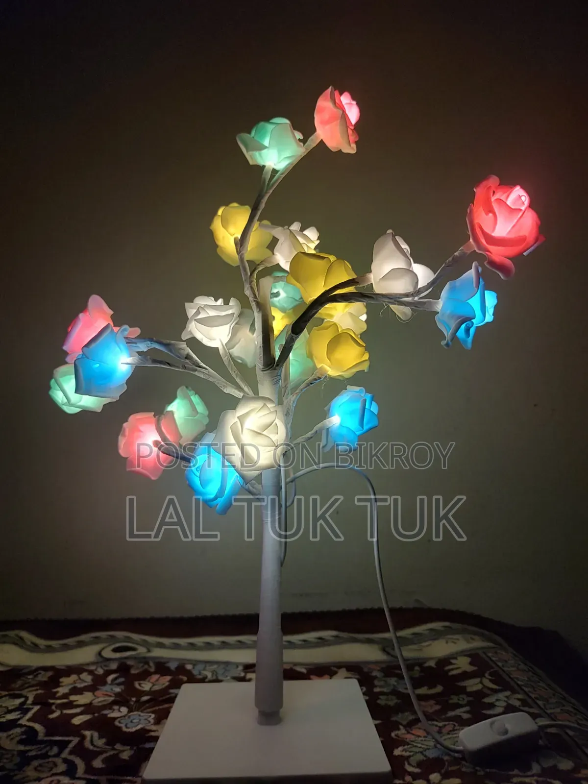 LED Rose Flower Table Lamp