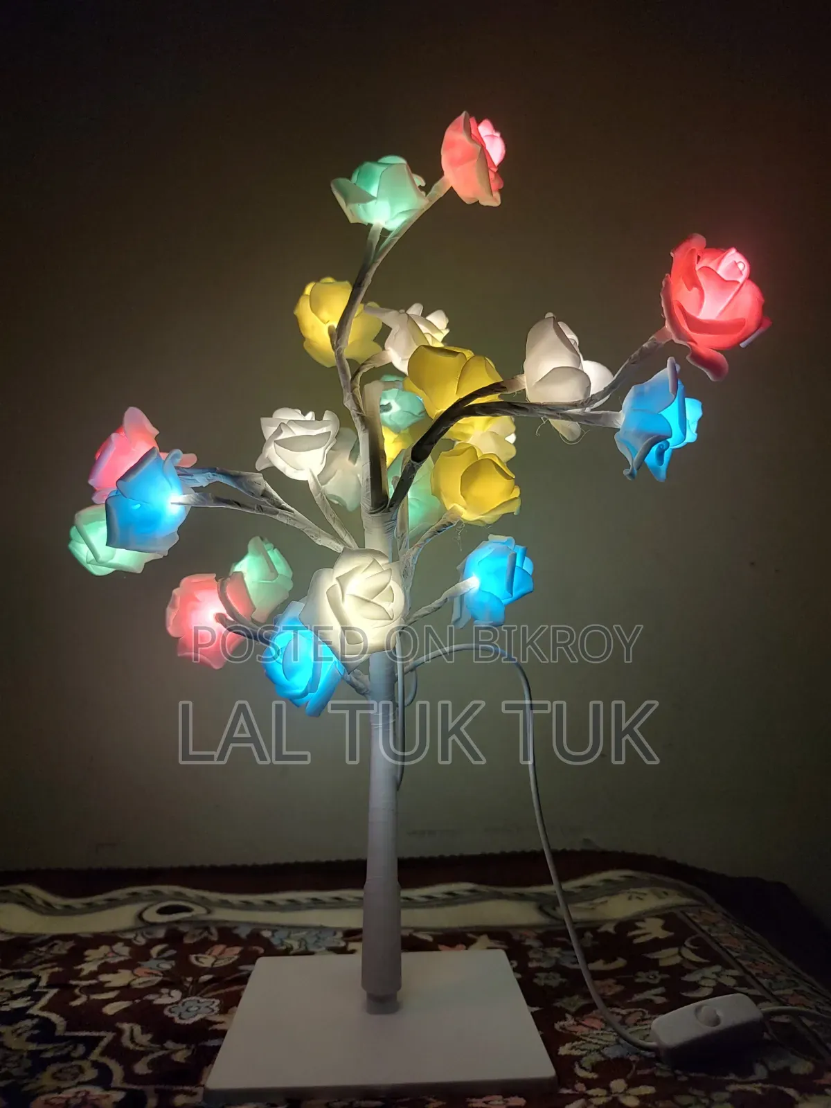 LED Rose Flower Table Lamp
