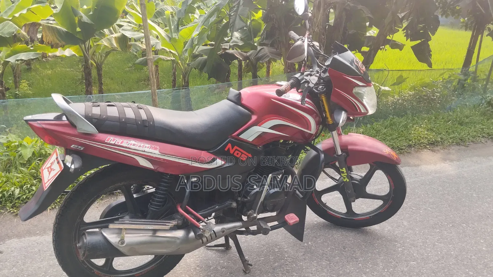 TVS Metro 2019 Red