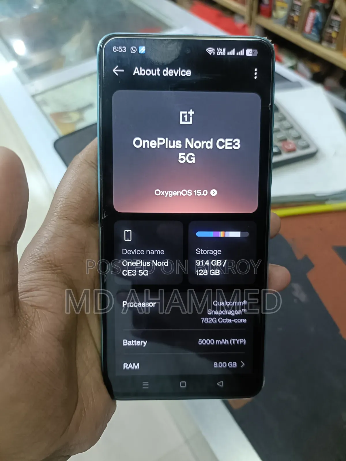 OnePlus Nord CE3 128 GB Blue