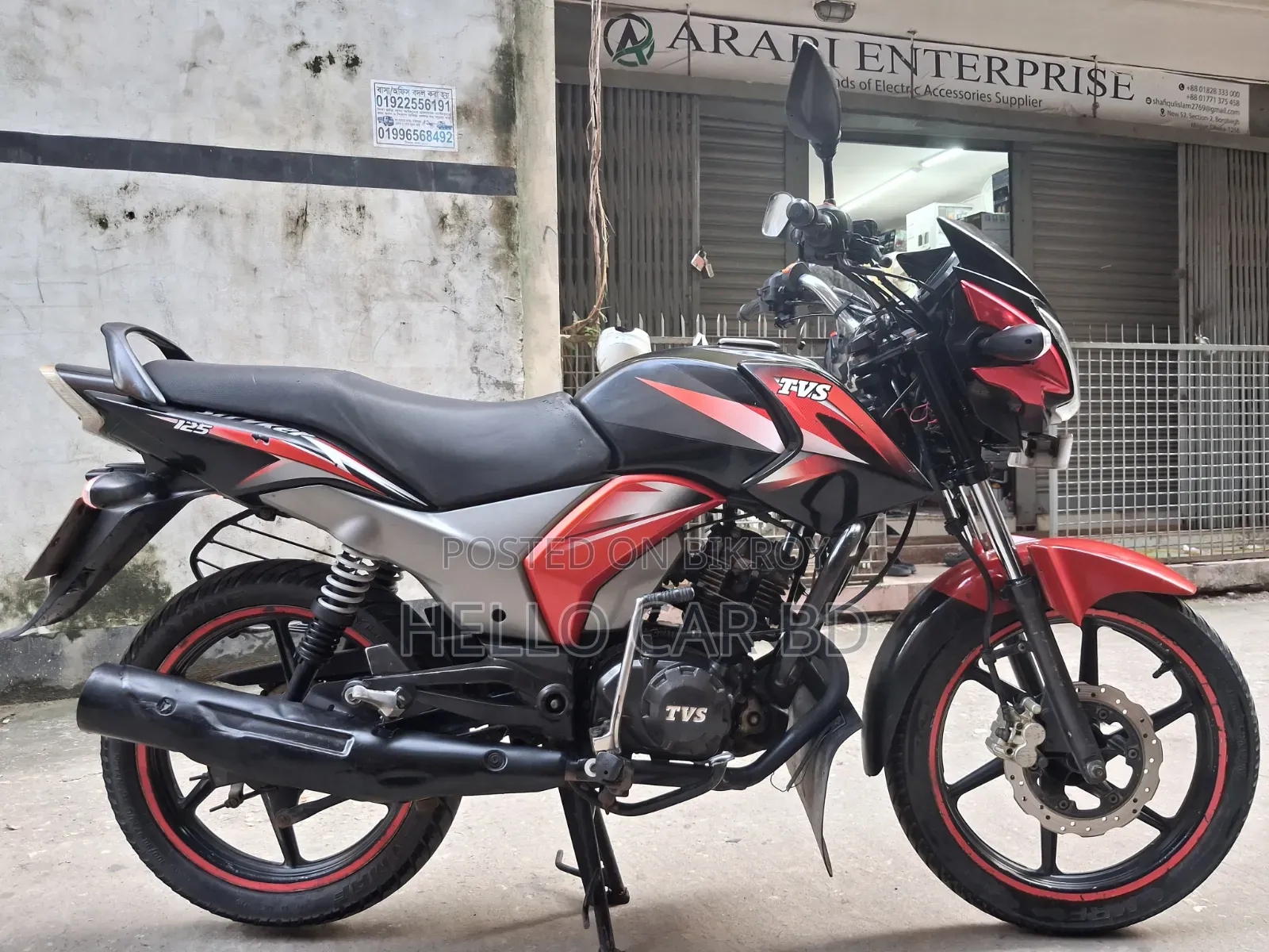 টিভিএস স্ট্রাইকার ১২৫ ২০১৮ ব্ল্যাক