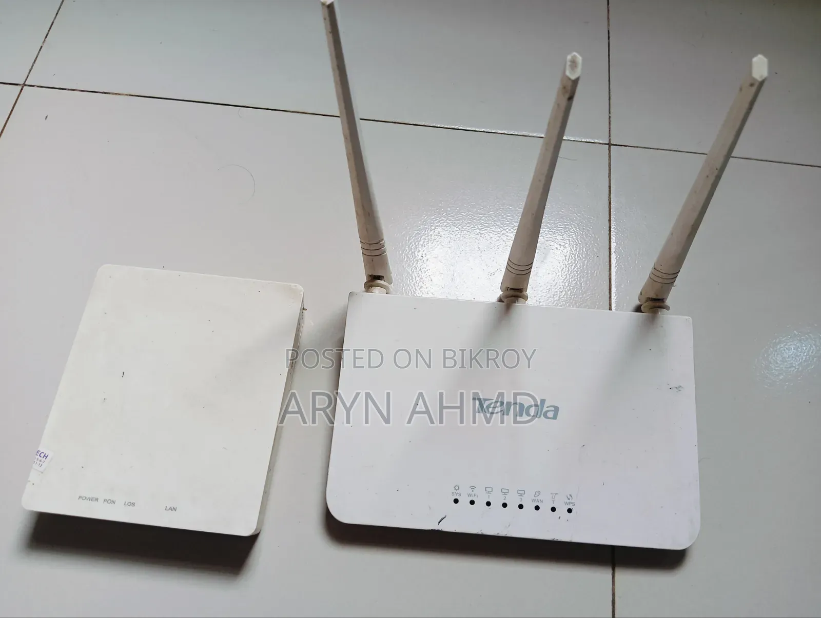 Tenda Router F3 and Onu