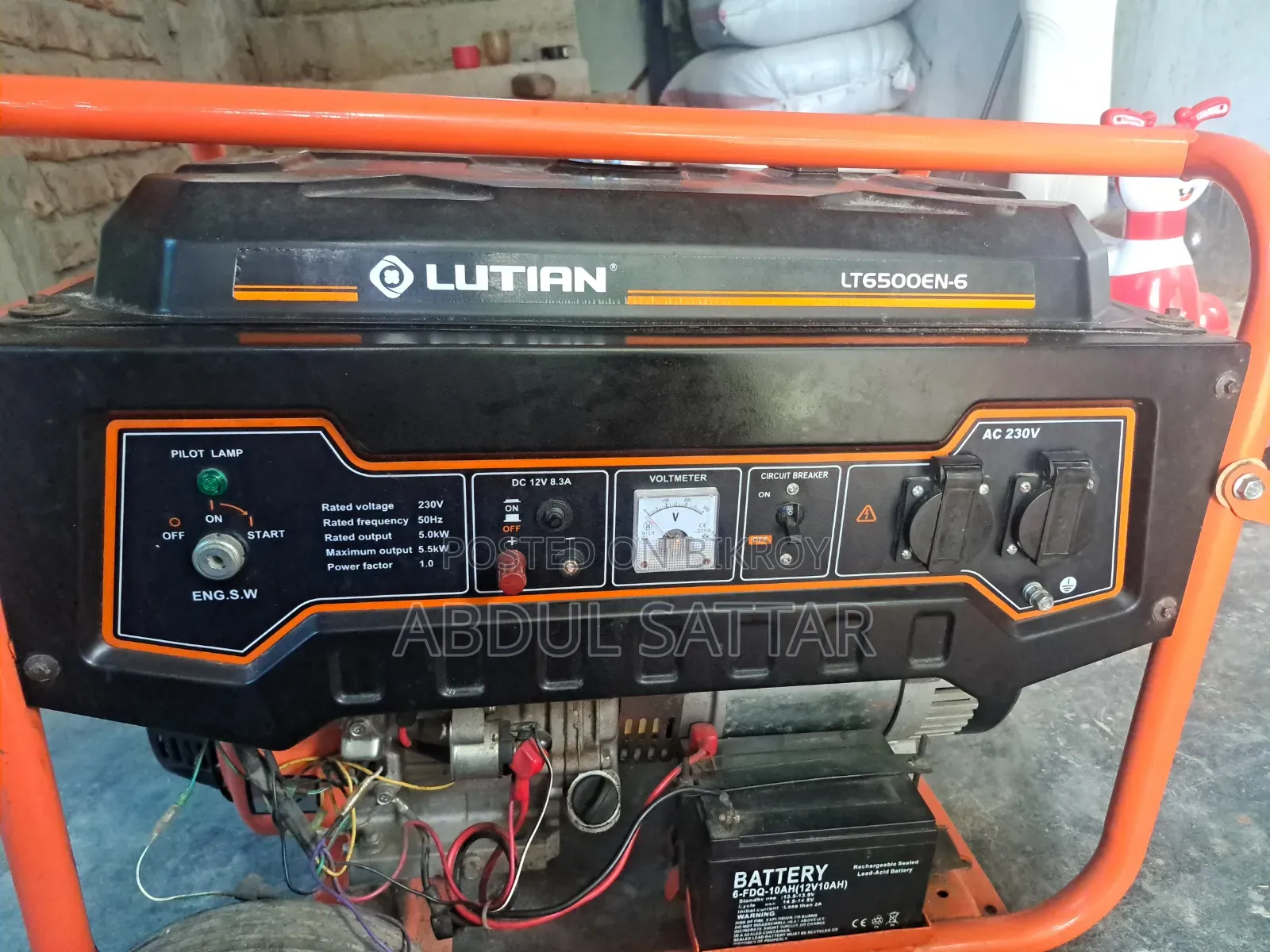 A very good petrol-operated generator