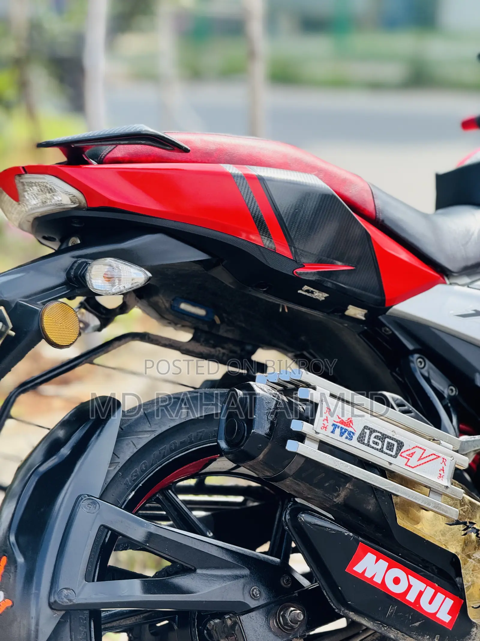 TVS Apache 160 4V 2021 Red