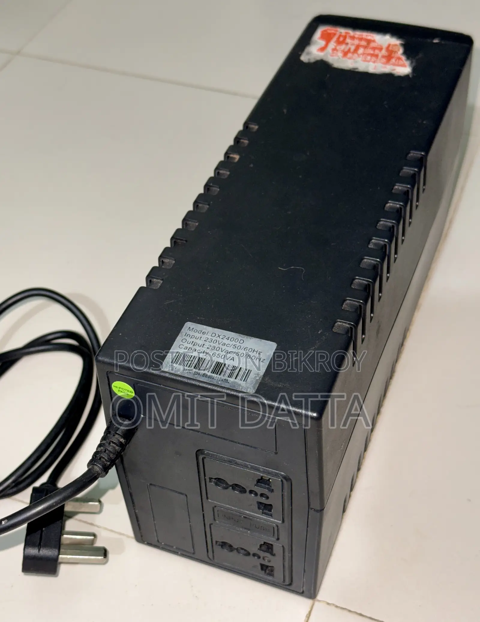 Digital X 650VA Offline UPS for Sale | 5 Months of Battery Warranty