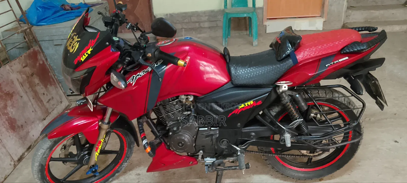 TVS Apache RTR 160 2V 2016 Red