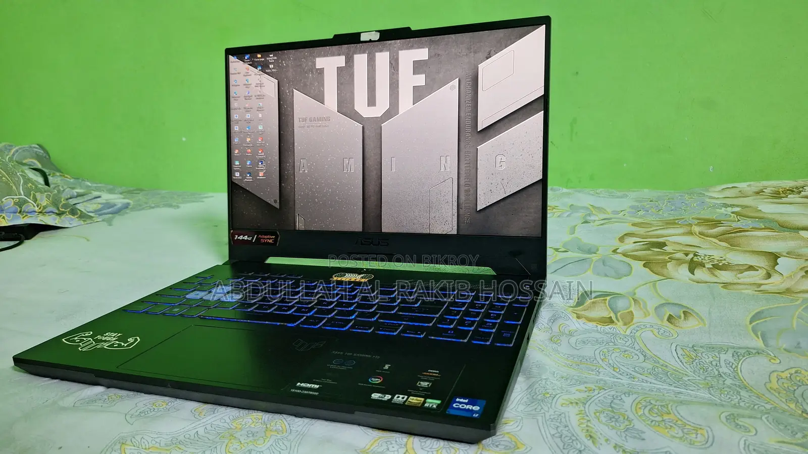 Laptop Asus TUF Gaming F15 8GB Intel Core i7 SSD 1T