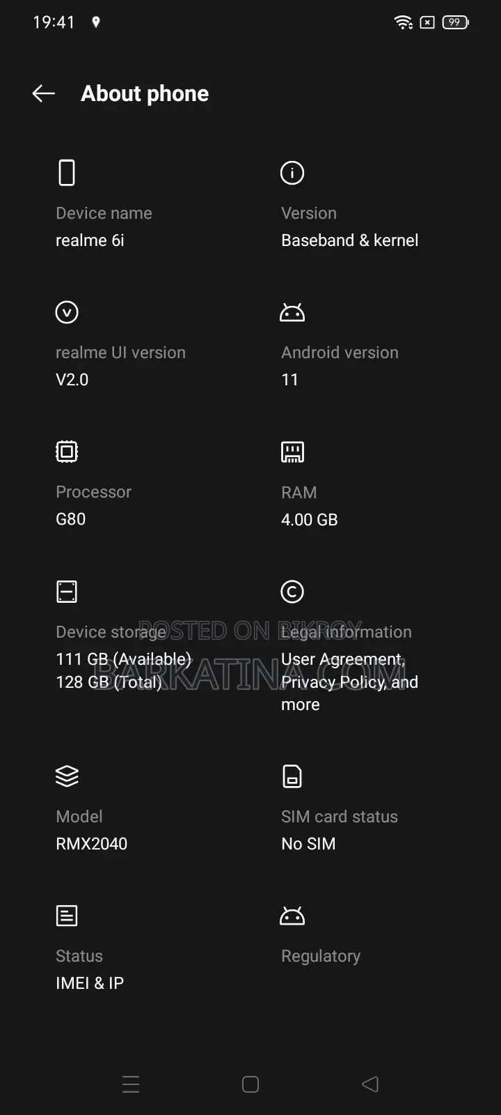 Realme 6i 128 GB Green