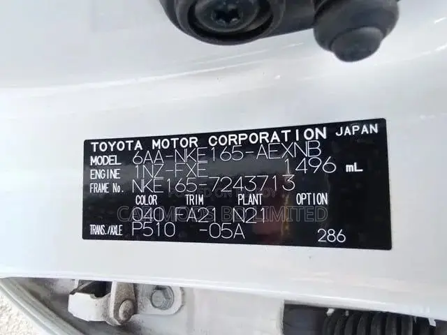 Toyota Axio 2021 White