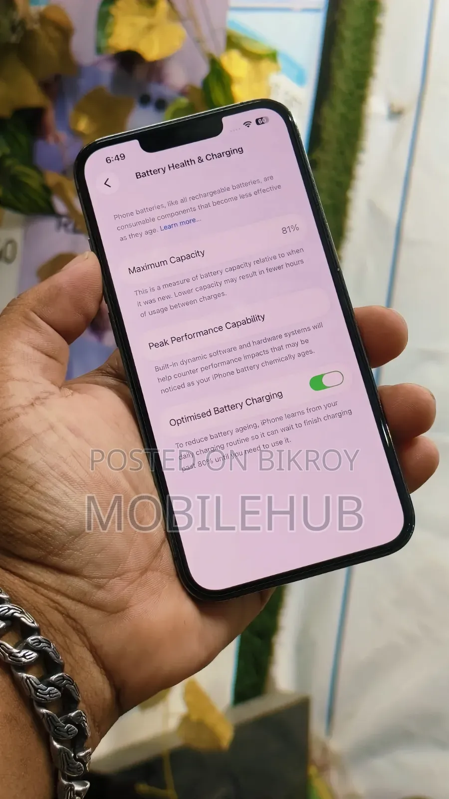 অ্যাপল আইফোন ১৩ প্রো ১২৮ জিবি ব্ল্যাক