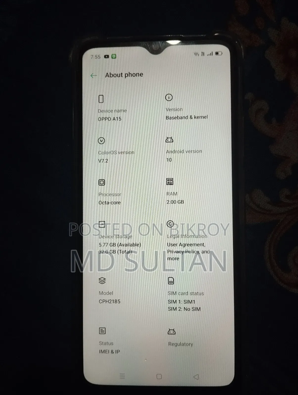Oppo A15 32 GB Orange