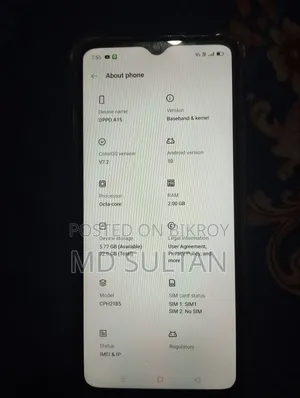 Oppo A15 32 GB Orange
