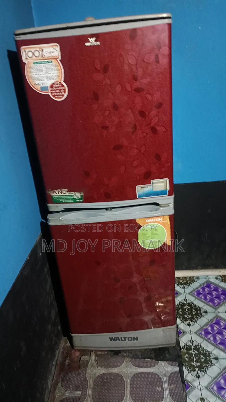 কারো পছন্দ হলে ফোন করতে পারেন ওয়ালটন ফ্রিজ ১২ সেফট