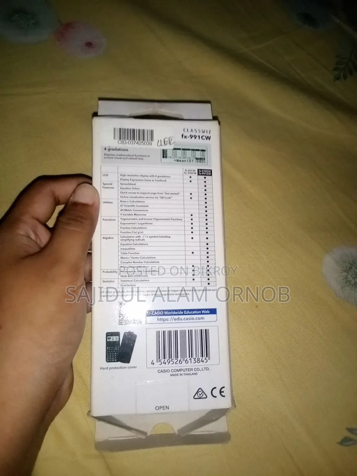 Used Casio 991CW Calculator for Sale