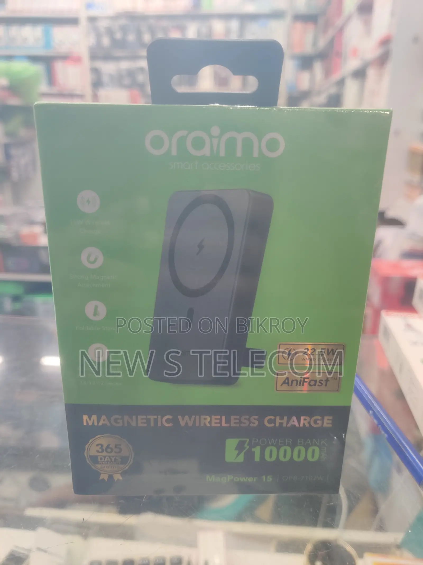 Oraimo Magnetic Wireless Powerbank