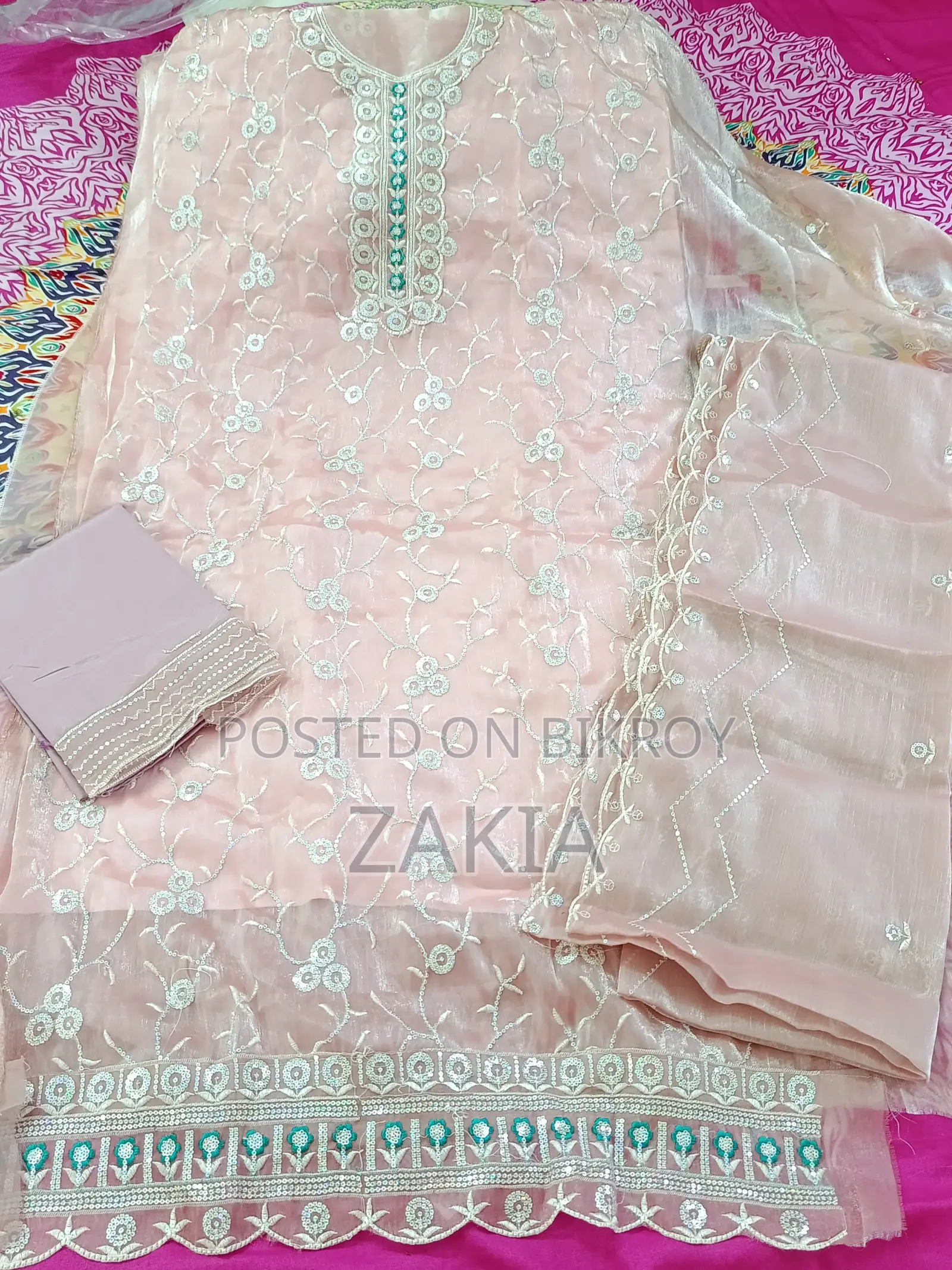 Indian Jimmy Cho Pink New 3 Piece