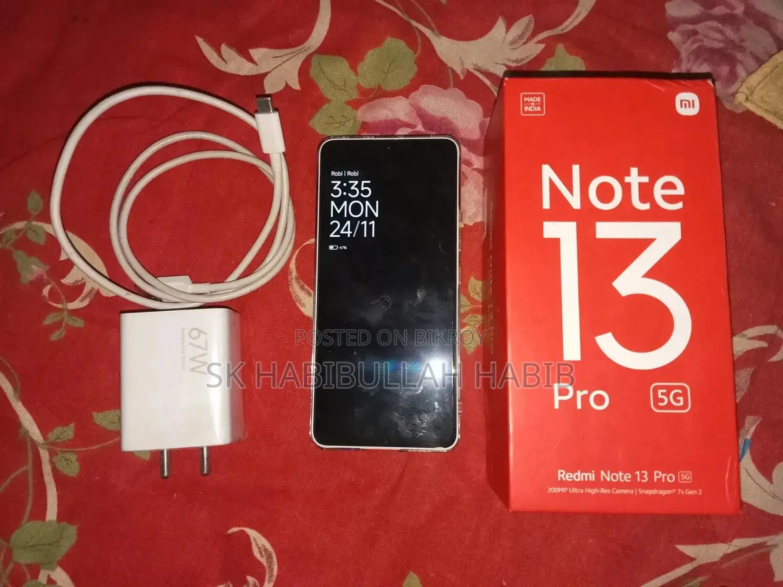 Xiaomi Redmi Note 13 Pro 5G 256 GB White