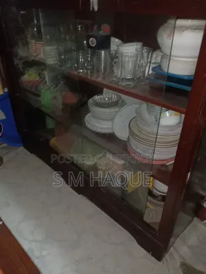 শোকেস (মেহগনি কাঠ)