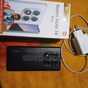 শাওমি রেডমি নোট ১৪ প্রো ৫জি ২৫৬ জিবি কালো