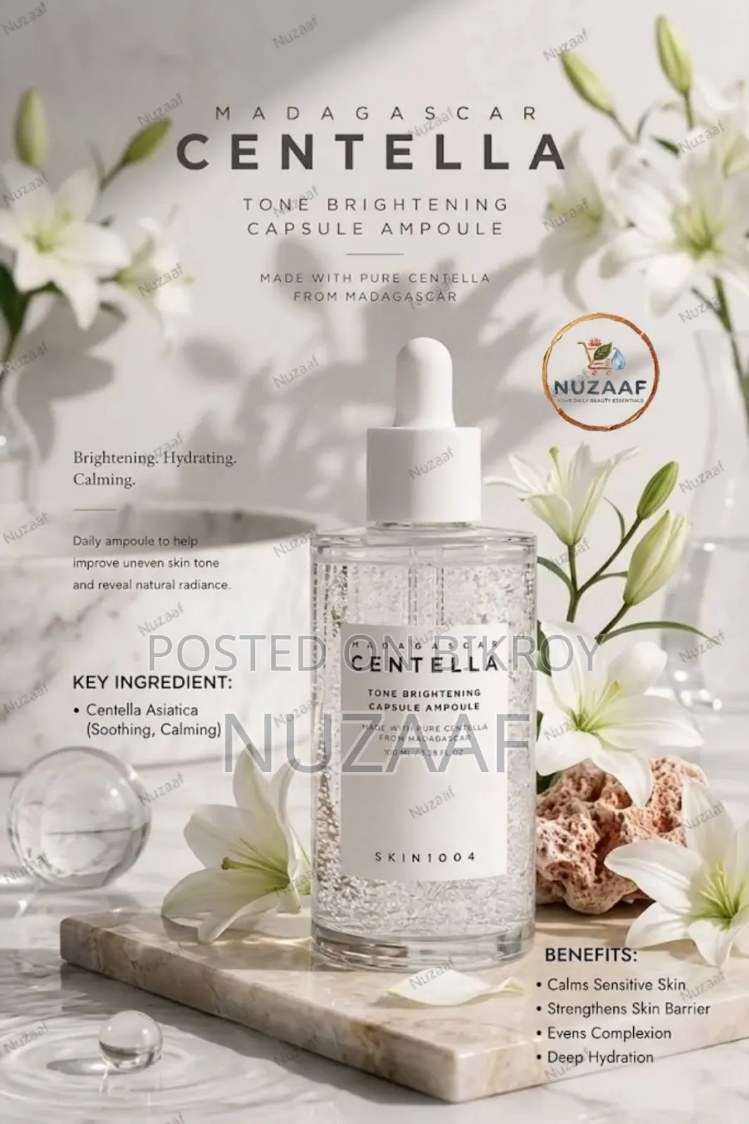 SKIN1004 Centella Tone Brightening Capsule Ampoule 100ml Original