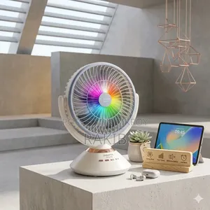 JYSUPER JY-2570 Rechargeable Fan With LED Light