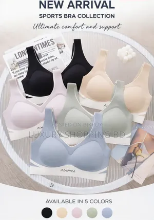 Women’s Seamless Wireless Support Bra – Soft Full Coverage Comfort Bra