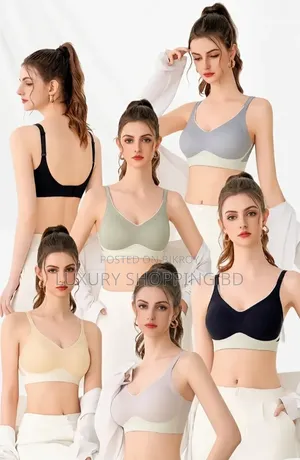 Women’s Seamless Wireless Support Bra – Soft Full Coverage Comfort Bra
