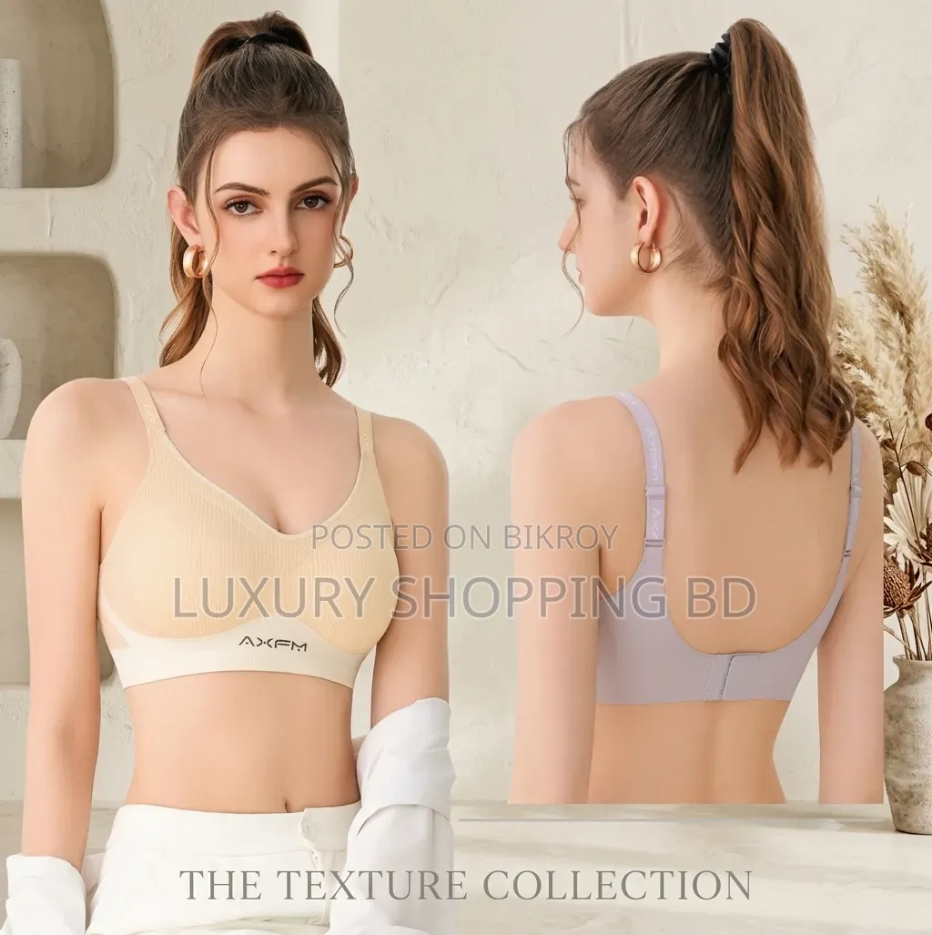 Women’s Seamless Wireless Support Bra – Soft Full Coverage Comfort Bra