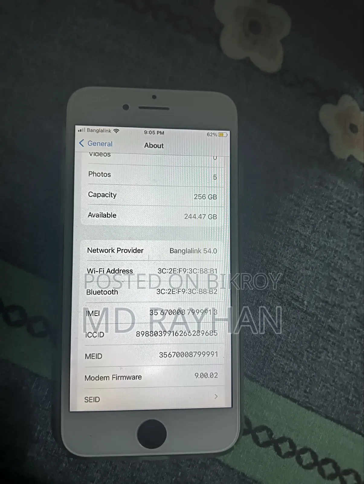 Apple iPhone 8 256 GB Pink