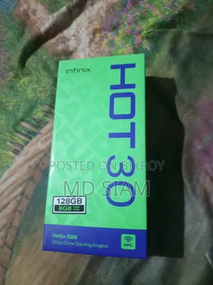 ইনফিনিক্স হট ৩০ ১২৮ জিবি ব্ল্যাক