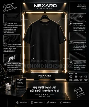 Premium Quality Dropshoulder T-Shirt | 210-220 GSM Cotton
