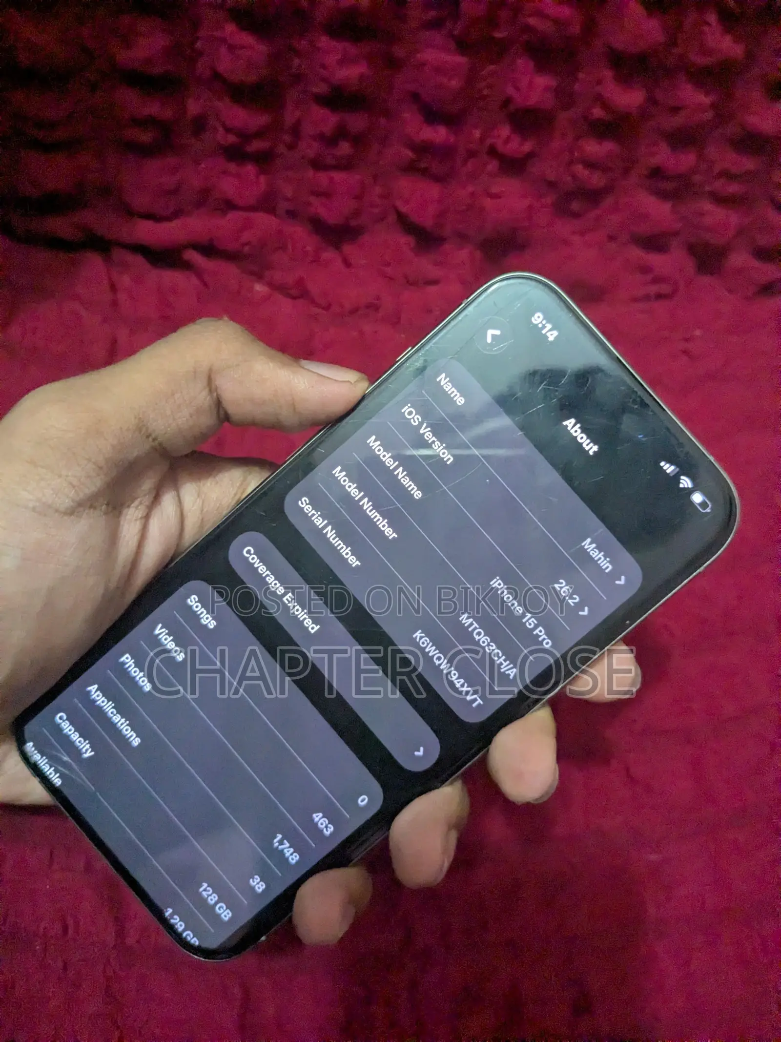 Apple iPhone 15 Pro 128 GB Silver
