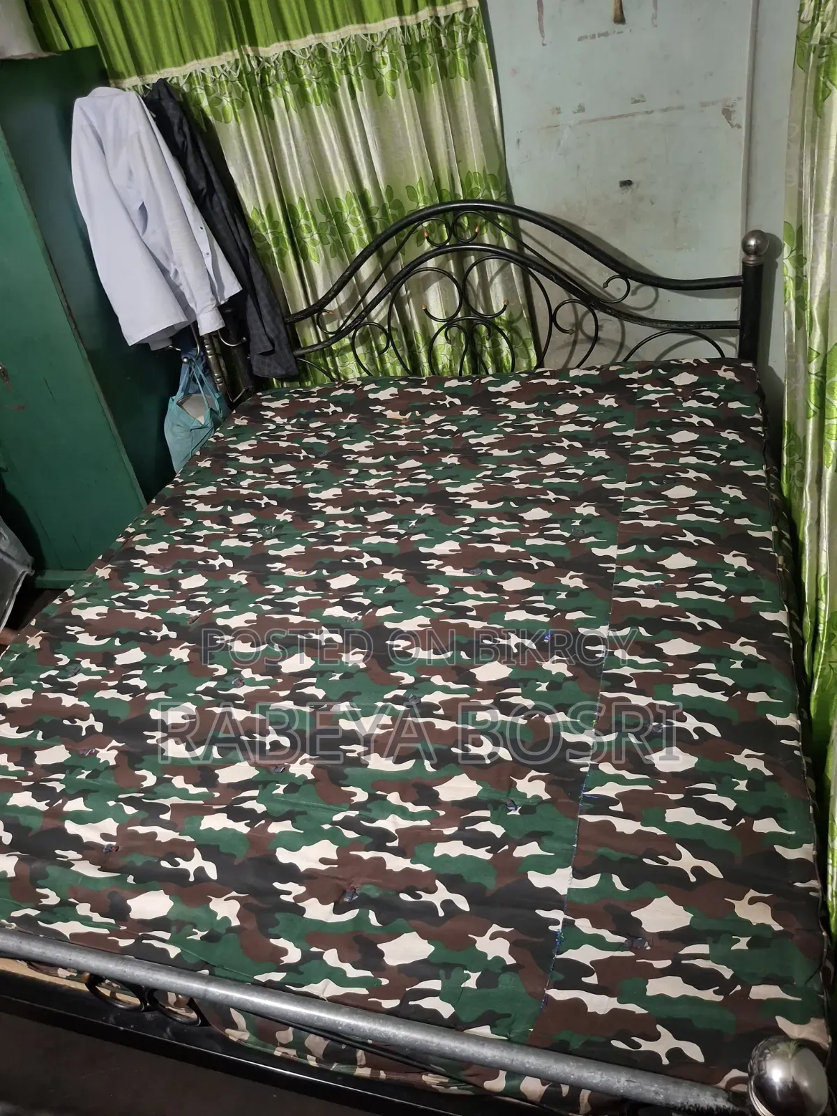 For Sale: Single Metal Bed - Good Condition
