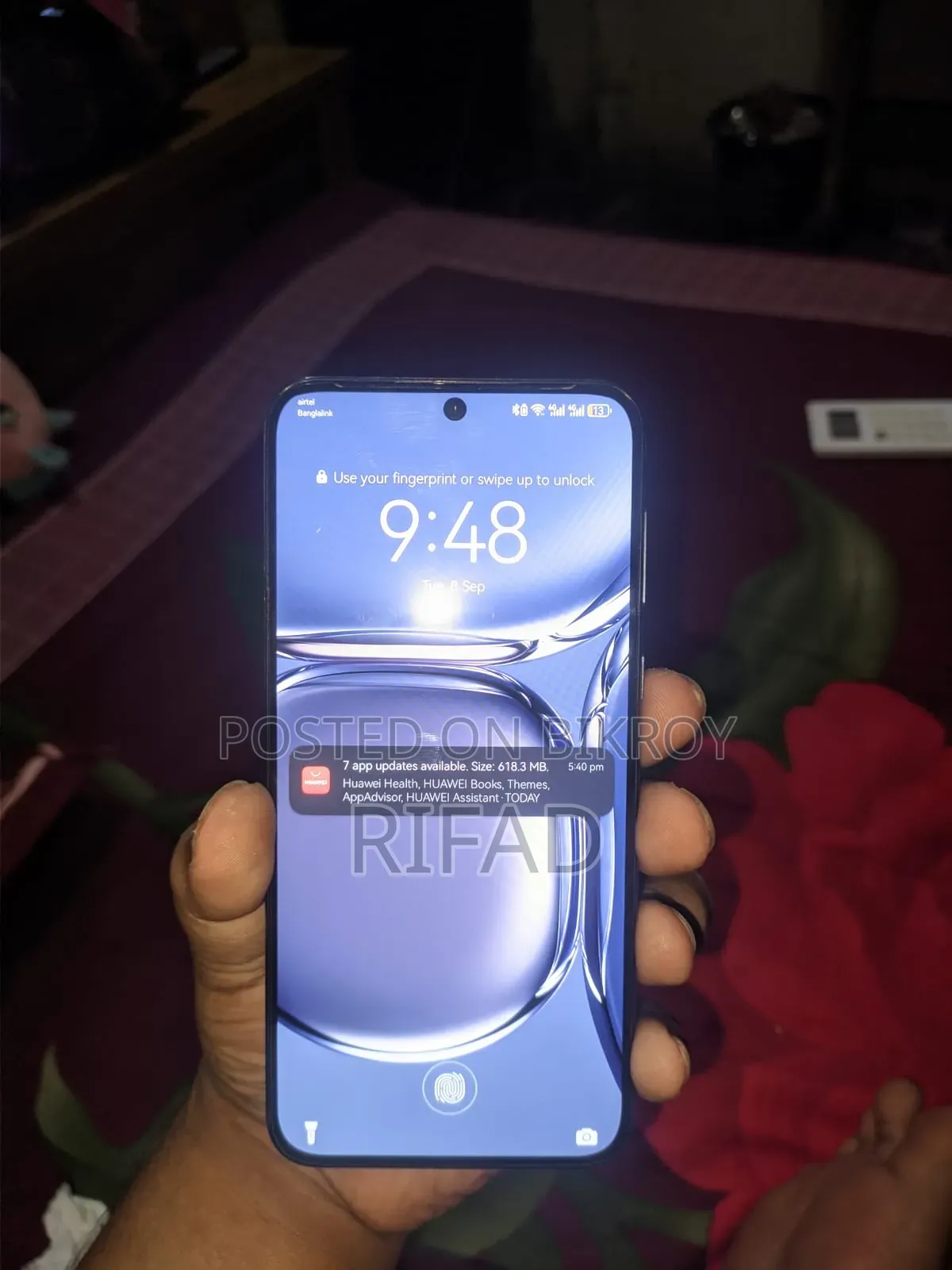 New Huawei P50 256 GB Silver