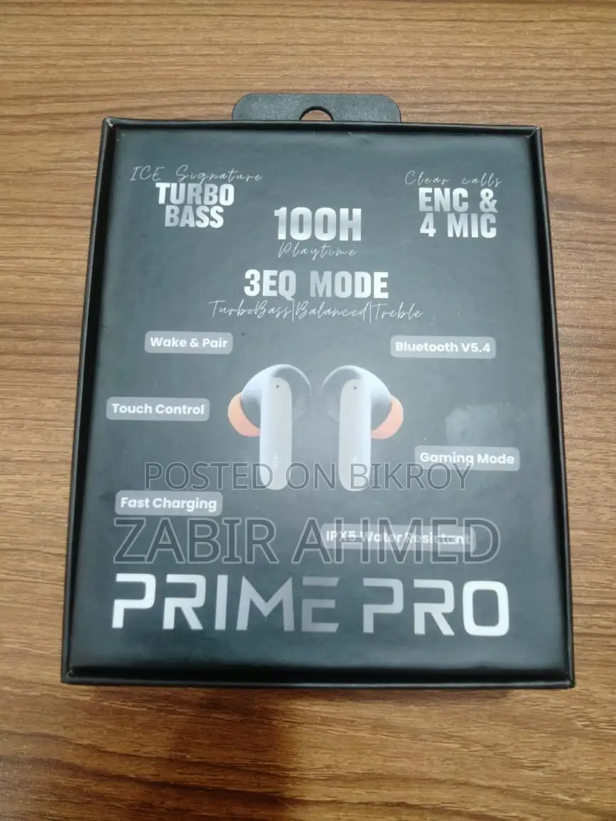 Ice Prime Pro Bluetooth Earbuds