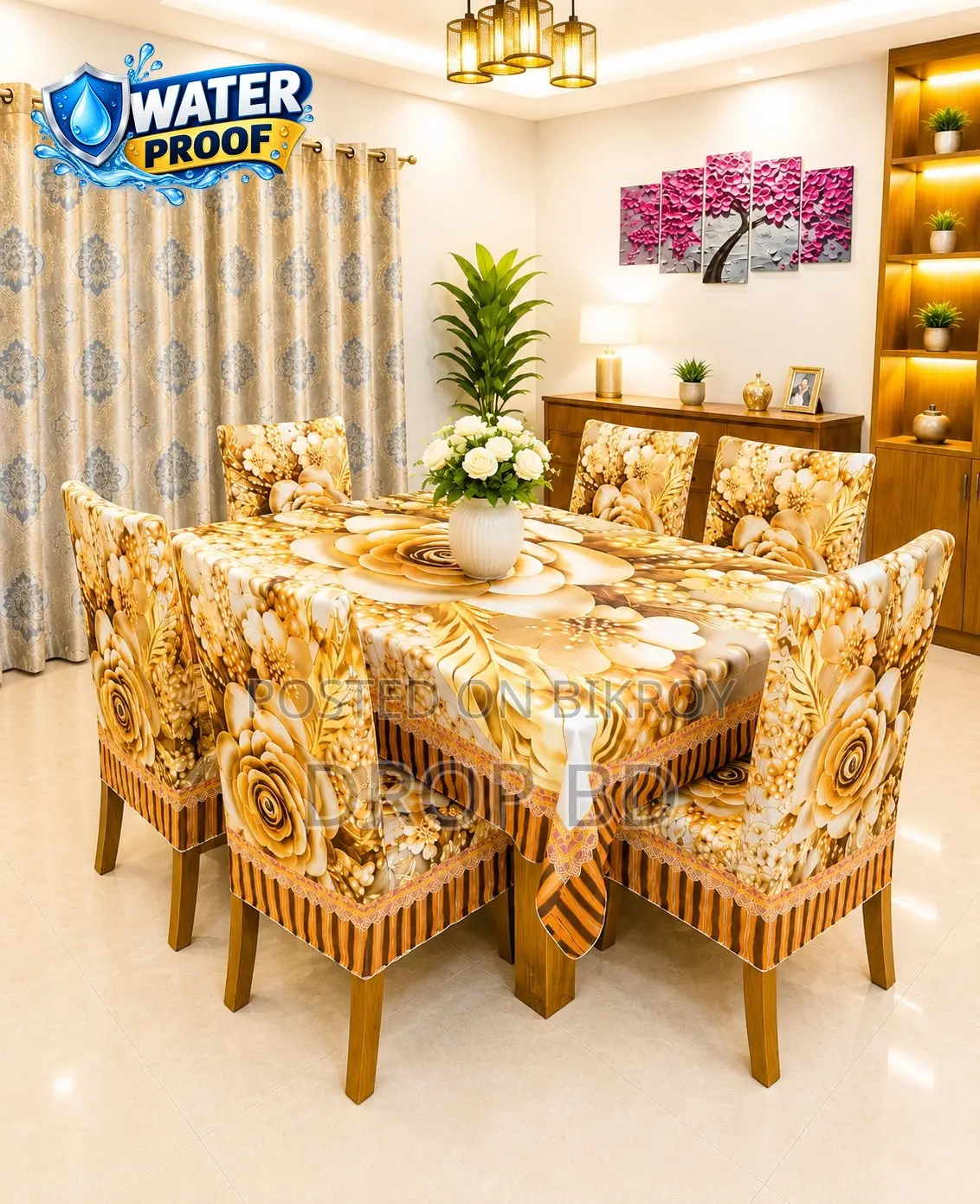 Water Proof Premium Dining Cover Set