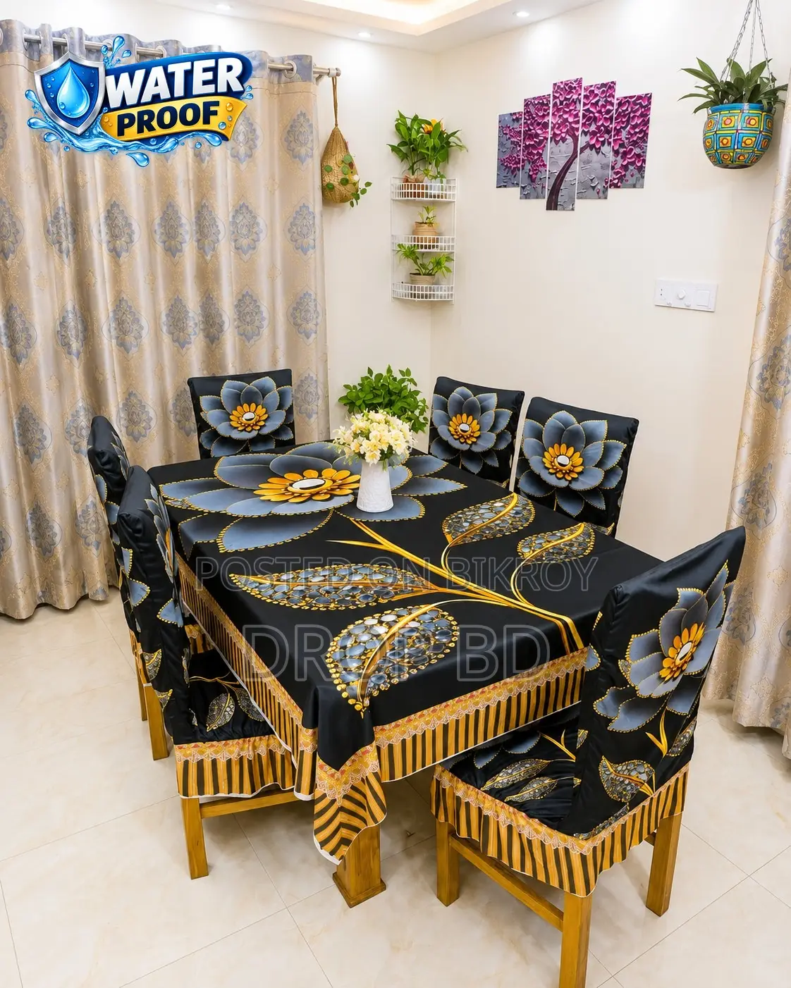 Water Proof Premium Dining Cover Set