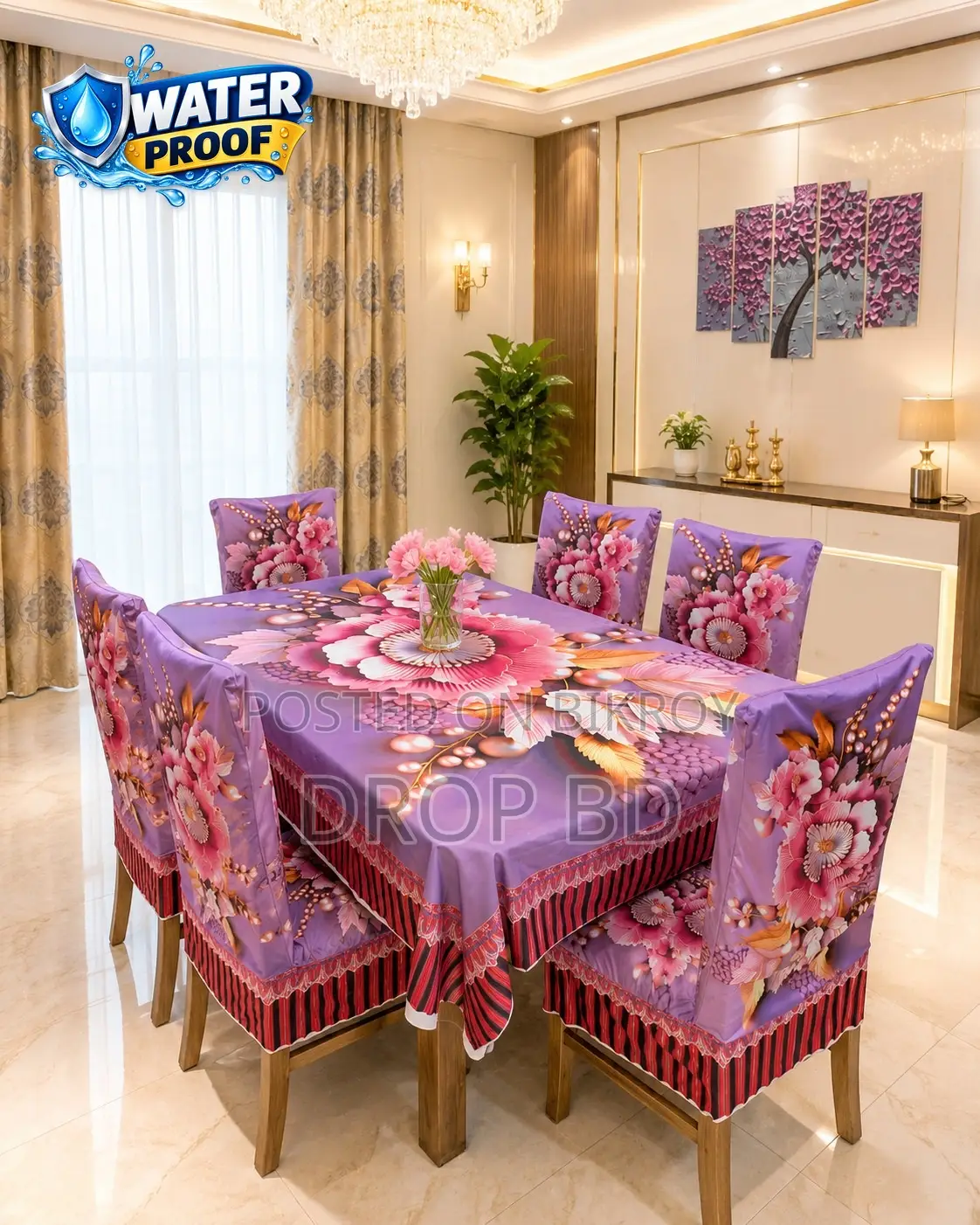 Water Proof Premium Dining Cover Set