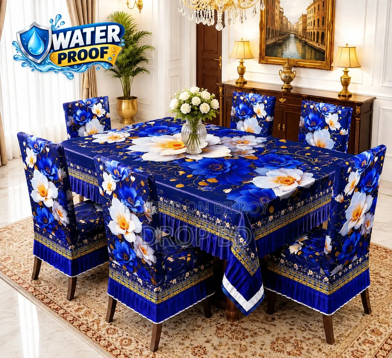 Water Proof Premium Dining Cover Set